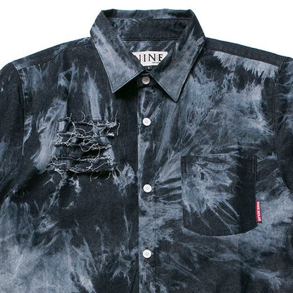 Crushed Denim Shirt