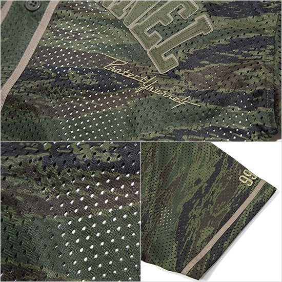 Ghostlion Camo Baseball Mesh Shirt