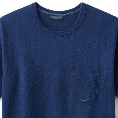 Indigo Slab Cotton Pocket Tee