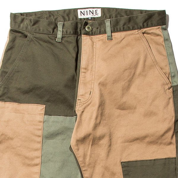 Ankle Length Patch Work Chino