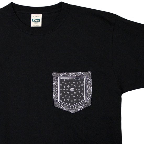 BLACK STORE × FITNESS Collaboration Pocket Tee