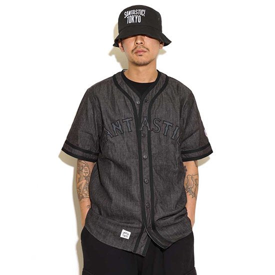 BLACK STORE Limited Denim Baseball Shirt