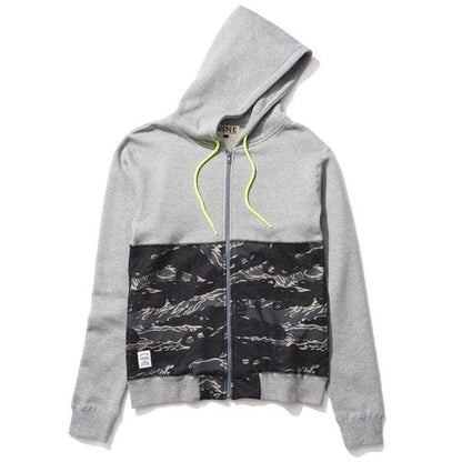 Chain Camo Zip Up Hoodie