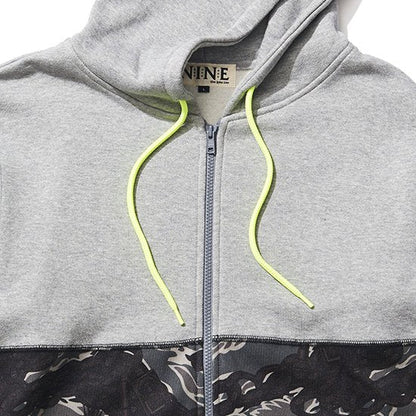 Chain Camo Zip Up Hoodie