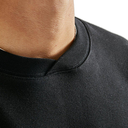 Logo Needle Punch Crew Sweat