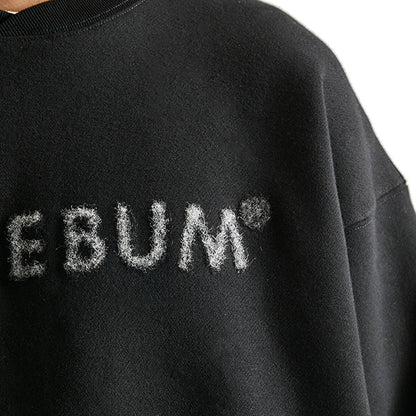 Logo Needle Punch Crew Sweat