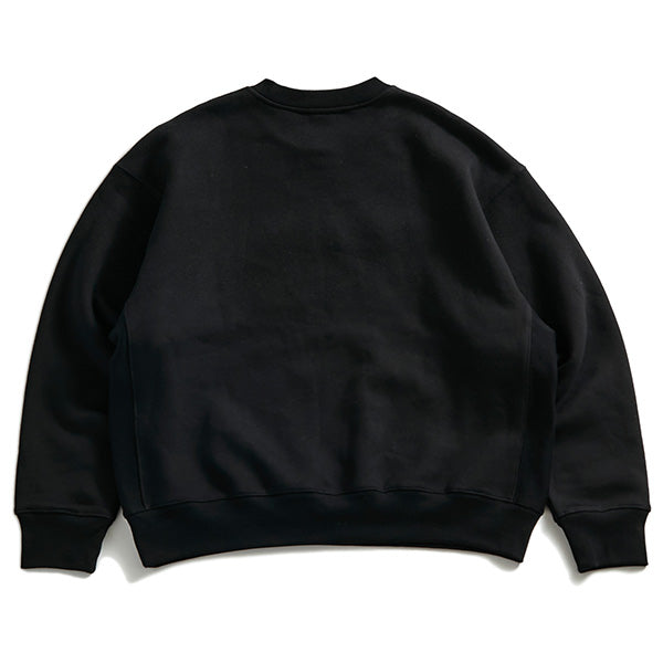 Logo Needle Punch Crew Sweat