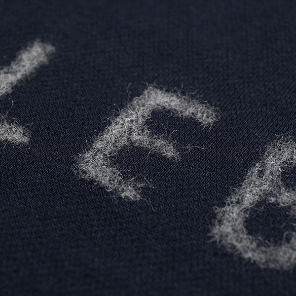 Logo Needle Punch Crew Sweat