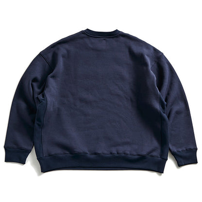 Logo Needle Punch Crew Sweat