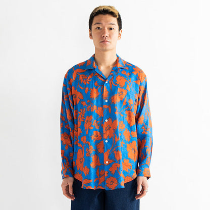 Botanical Linen L/S Aloha Shirt