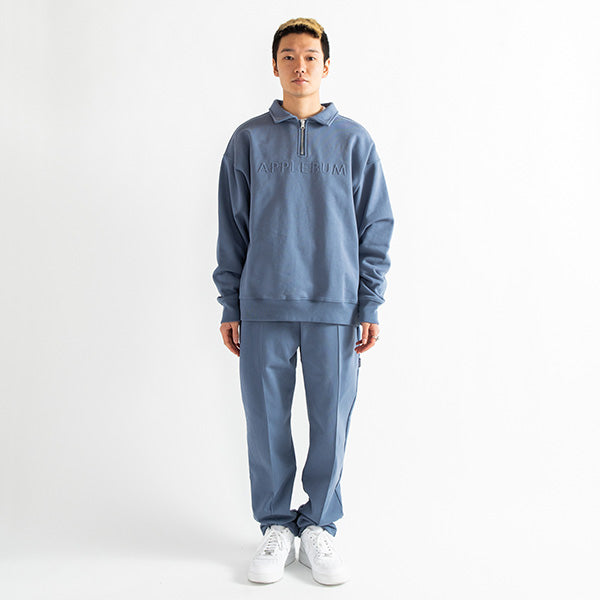 Center Pleats Sweat Pants