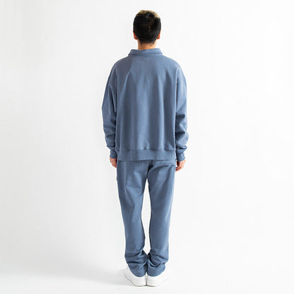 Center Pleats Sweat Pants