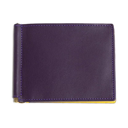 Leather Money Clip Wallet