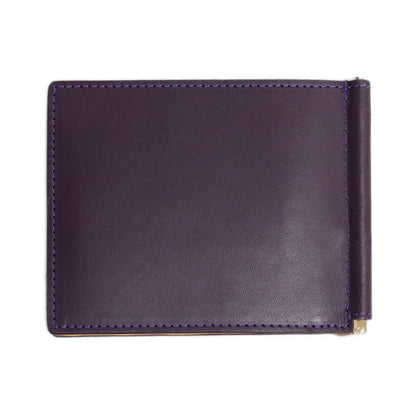 Leather Money Clip Wallet