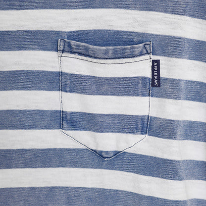 Bleach Indigo Border Pocket T-shirt