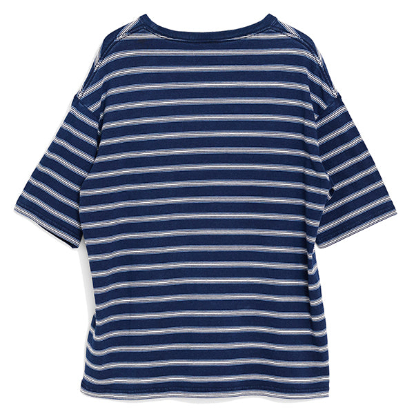 Indigo Border Pocket T-shirt