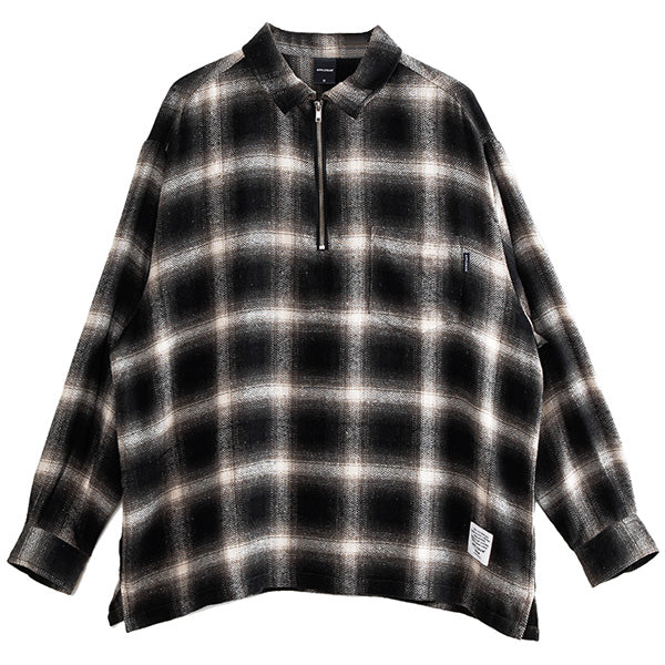 L/S Half Zip Nel Shirt