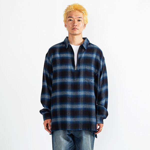 L/S Half Zip Nel Shirt