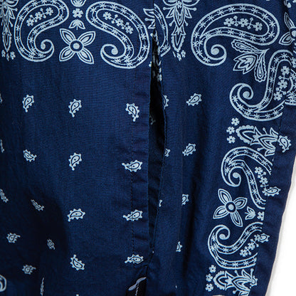 APPLEBUM ( アップルバム ) Indigo Paisley Zip Up Shirt Jacket