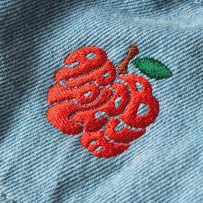 APPLEBUM ( アップルバム ) APPLE LOGO DENIM BUCKET HAT バケットハット