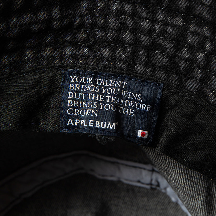 APPLEBUM ( アップルバム ) APPLE LOGO DENIM BUCKET HAT バケットハット