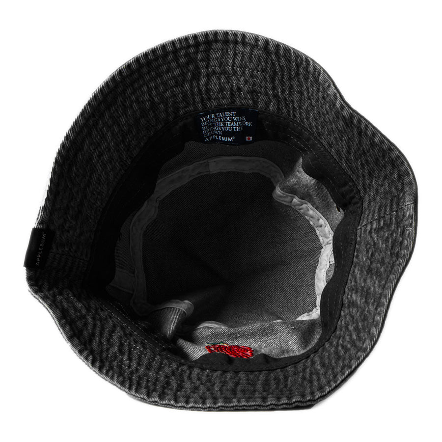 APPLEBUM ( アップルバム ) APPLE LOGO DENIM BUCKET HAT バケットハット