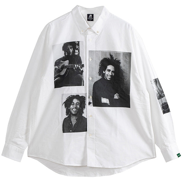 APPLEBUM | BOB MARLEY ( アップルバム | ボブ マーリー ) Photo L/S Shirt