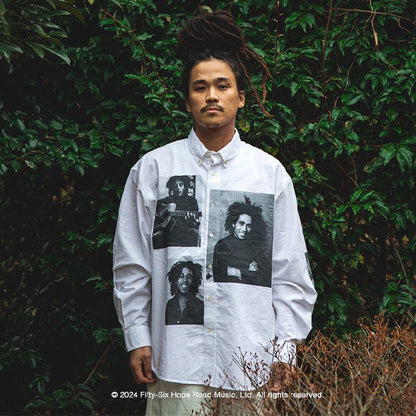 APPLEBUM | BOB MARLEY ( アップルバム | ボブ マーリー ) Photo L/S Shirt