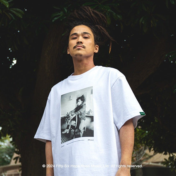 APPLEBUM | BOB MARLEY ( アップルバム | ボブ マーリー ) Monochrome T-Shirt (CHILL)