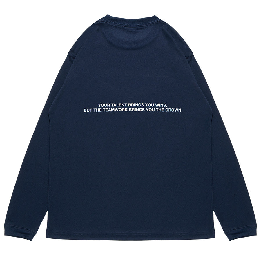 APPLEBUM ( アップルバム ) SPORTS LOGO ELITE PERFORMANCE DRY L/S T-SHIRT ドライ 長袖 Tシャツ