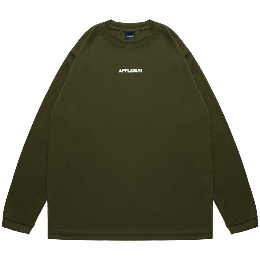 APPLEBUM ( アップルバム ) ELITE PERFORMANCE (LOGO) L/S T-SHIRT ドライ 長袖 Tシャツ