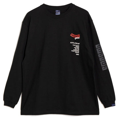 APPLEBUM × CRSB/raidback fabric 東京 L/S T-shirt