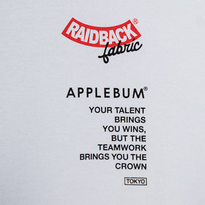 APPLEBUM × CRSB/raidback fabric 東京 L/S T-shirt