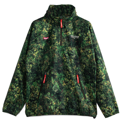 APPLEBUM × CRSB/RAIDBACK Pixel Camo High Tech Half Zip Anorak