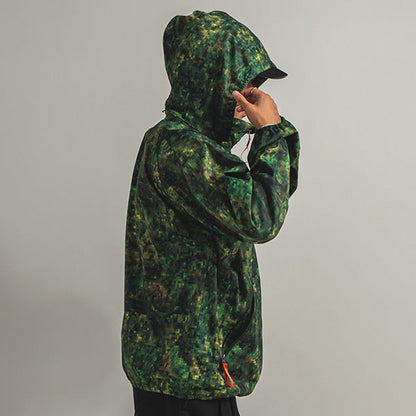 APPLEBUM × CRSB/RAIDBACK Pixel Camo High Tech Half Zip Anorak