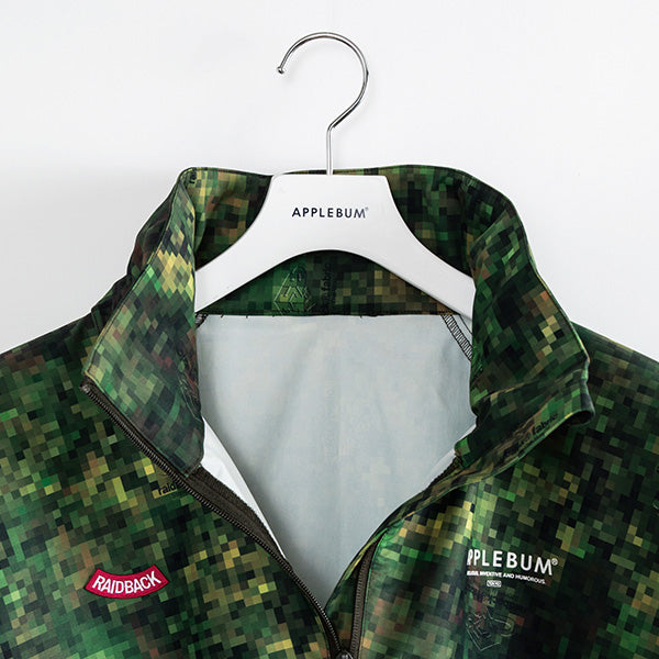 APPLEBUM × CRSB/RAIDBACK Pixel Camo High Tech Half Zip Anorak