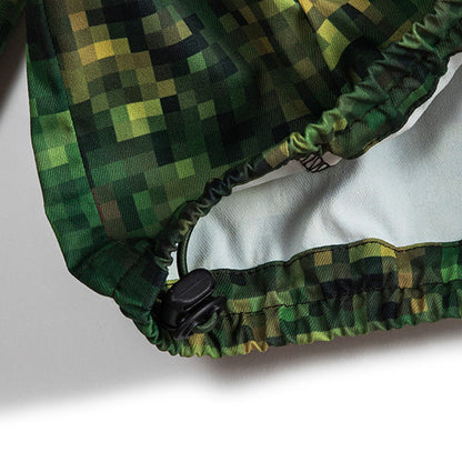 APPLEBUM × CRSB/RAIDBACK Pixel Camo High Tech Half Zip Anorak