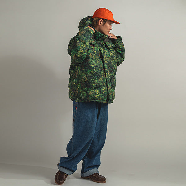 APPLEBUM × CRSB/RAIDBACK Pixel Camo Innercotton Hood Jacket