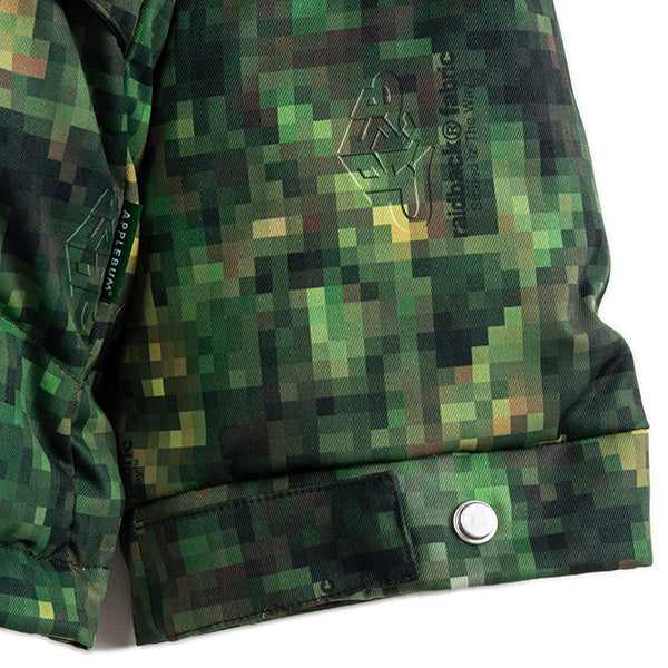 APPLEBUM × CRSB/RAIDBACK Pixel Camo Innercotton Hood Jacket