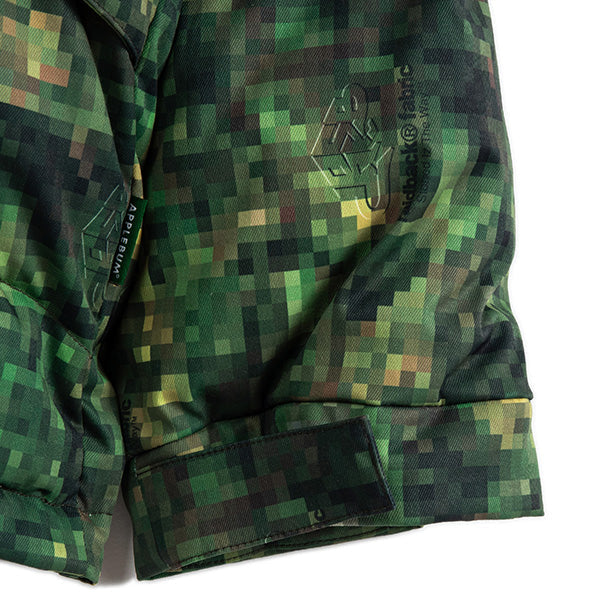 APPLEBUM × CRSB/RAIDBACK Pixel Camo Innercotton Hood Jacket