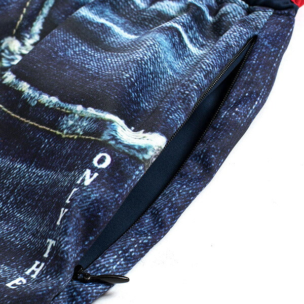 Damage Denim Basketball Shorts