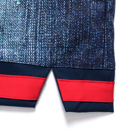 Damage Denim Basketball Shorts