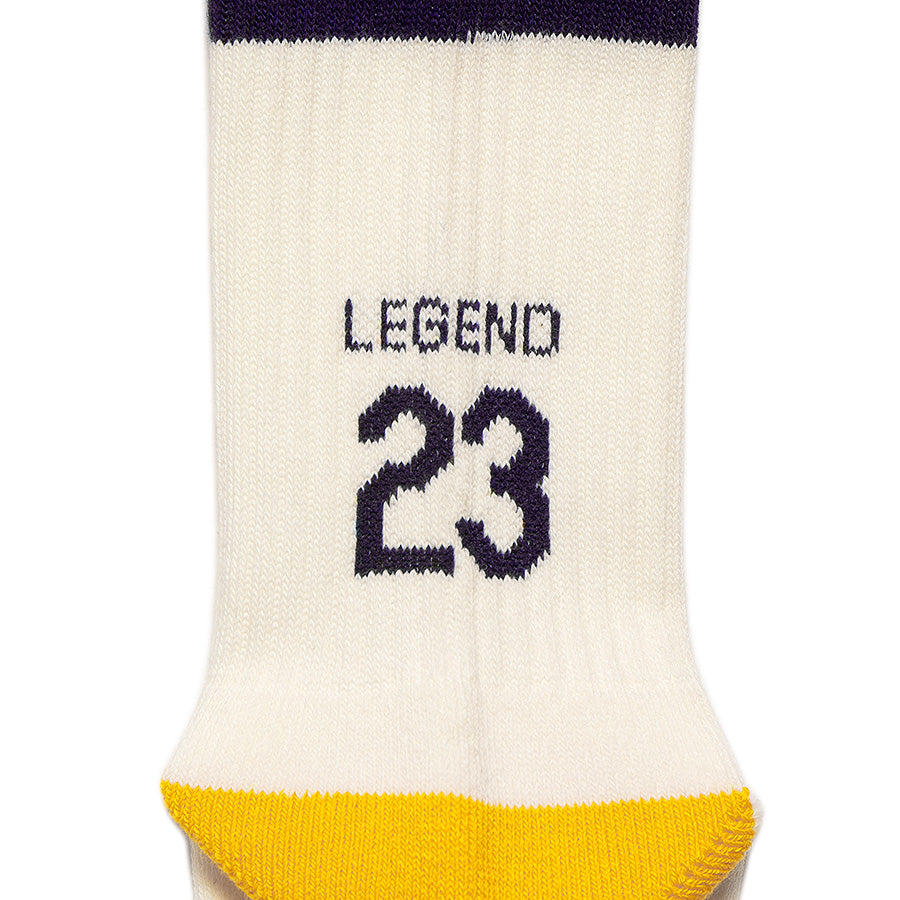 APPLEBUM ( アップルバム ) LEGEND 23 SOX (PURPLE&GOLD) ソックス