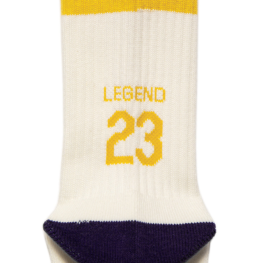 APPLEBUM ( アップルバム ) LEGEND 23 SOX (PURPLE&GOLD) ソックス