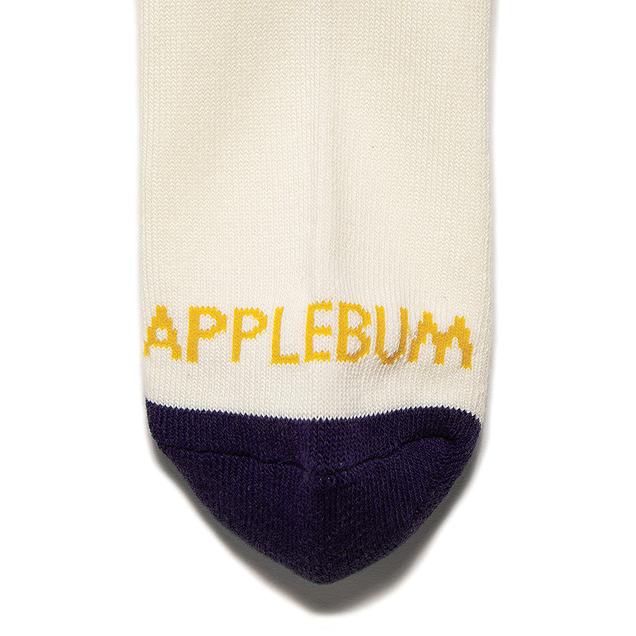 APPLEBUM ( アップルバム ) LEGEND 23 SOX (PURPLE&GOLD) ソックス