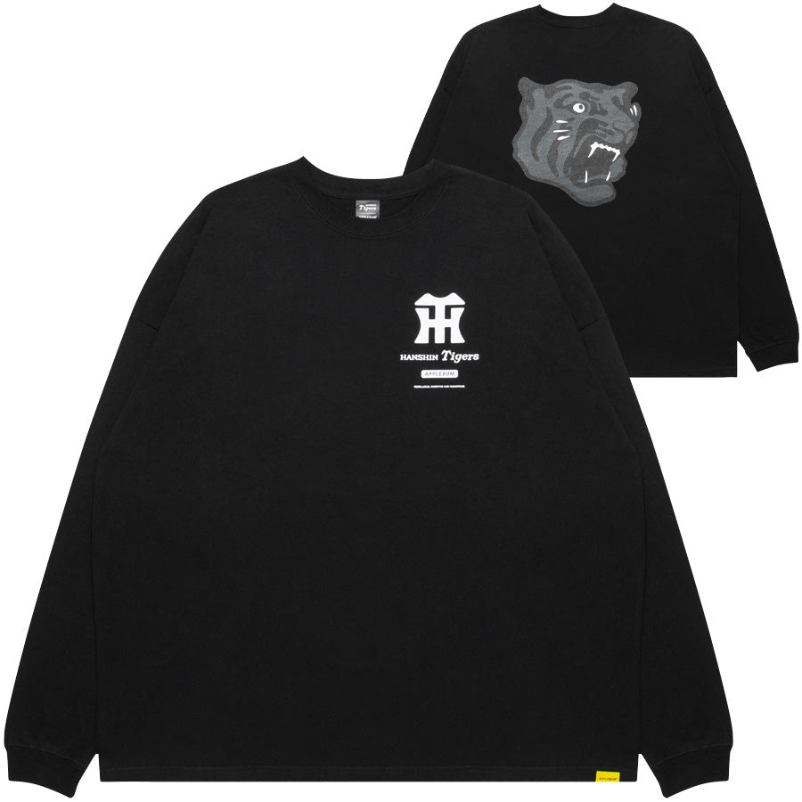 APPLEBUM ( アップルバム ) BLACK TIGER L/S T-SHIRT 阪神タイガース コラボ 長袖 Tシャツ