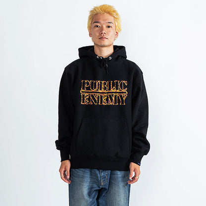 APPLEBUM × PUBLIC ENEMY Fire Logo Sweat Parka