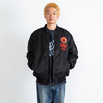 APPLEBUM × PUBLIC ENEMY MA-1 Jacket