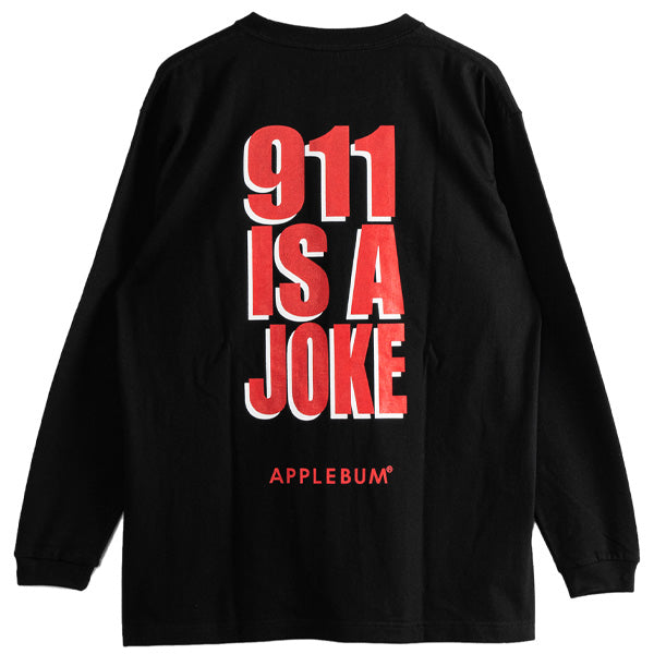 APPLEBUM × PUBLIC ENEMY 911 Is Joke L/S T-Shirt