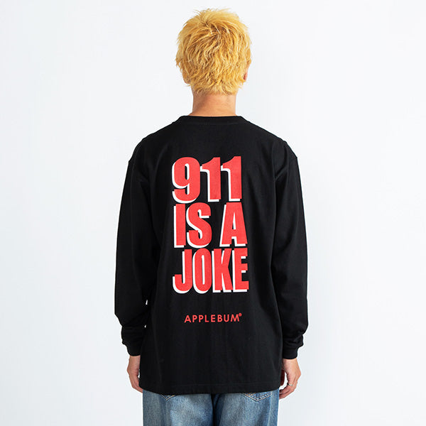 APPLEBUM × PUBLIC ENEMY 911 Is Joke L/S T-Shirt